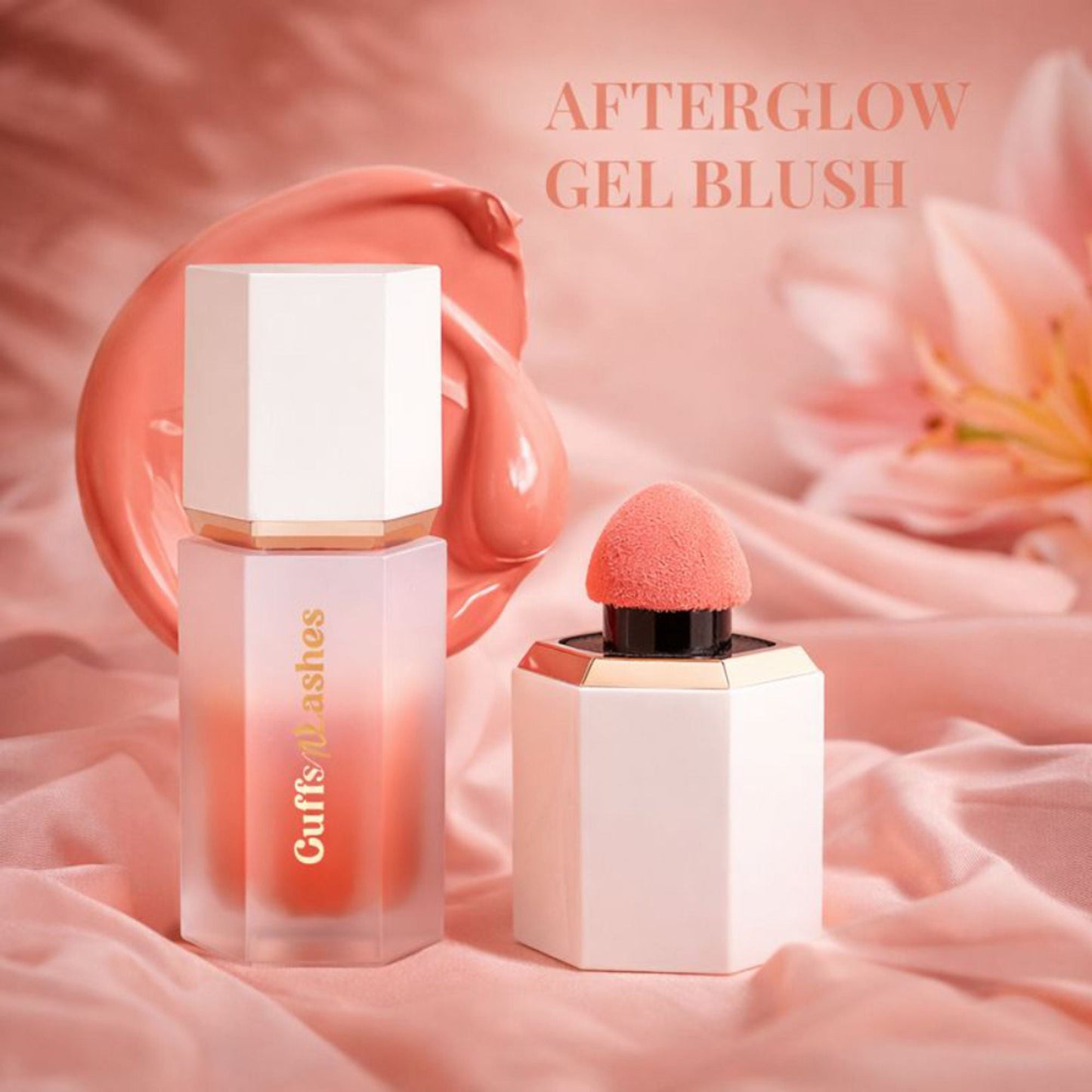 CUFFS N LASHES After Glow Liquid Blush - 01 Peaches