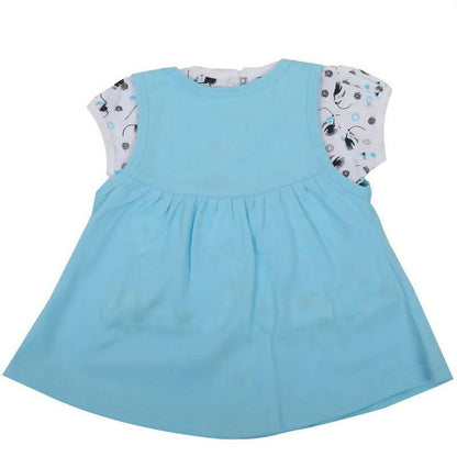 NammaBaby Baby Girl's A-Line Mini Frock Dress - Blue 114