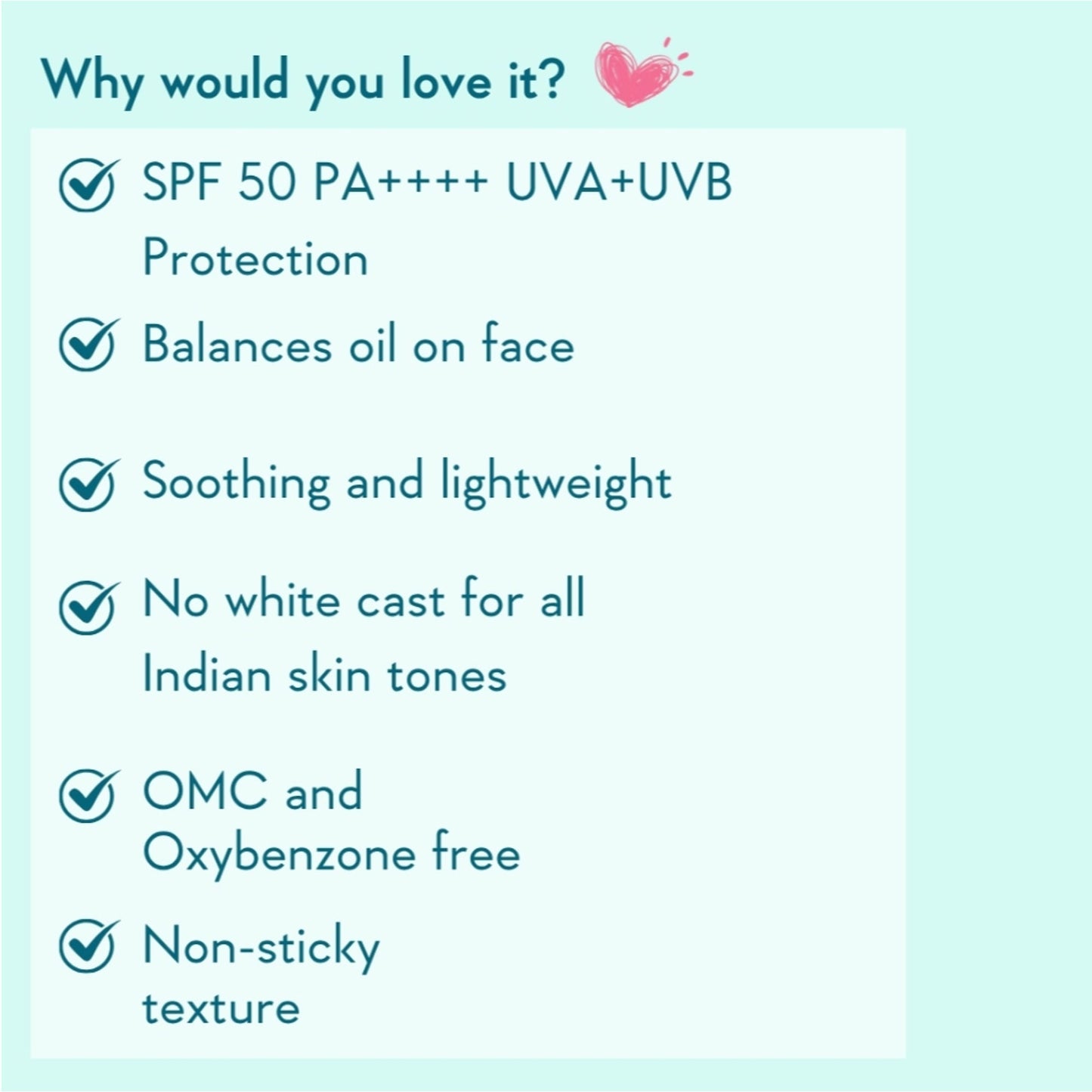WishCare Niacinamide Oil Balance Fluid Face Sunscreen for Oily Skin with SPF50 PA++++ In-Vivo Tested