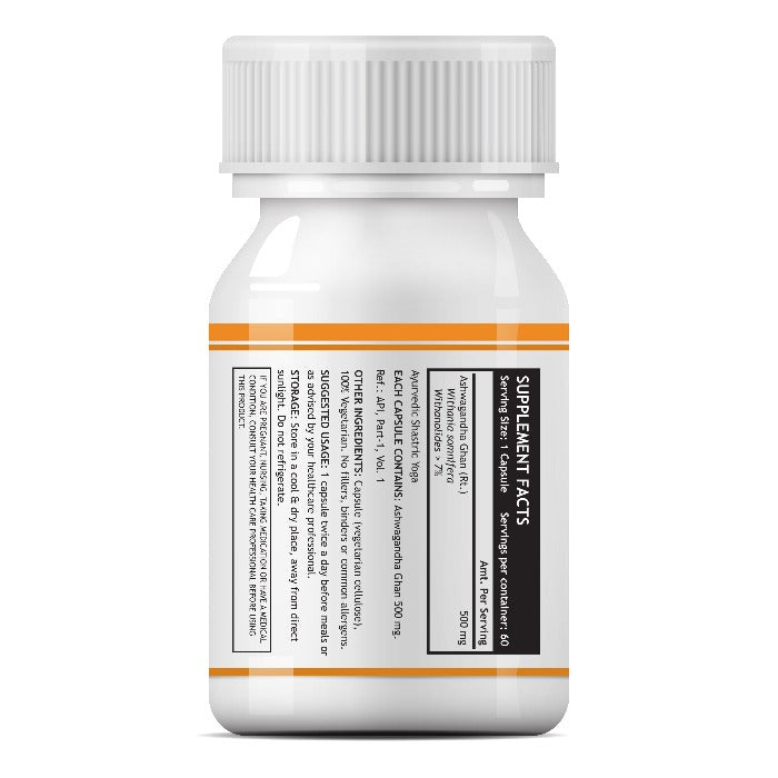 INLIFE Natural Ashwagandha Supplement - 60 tabs