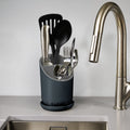 Dock Grey Cutlery Drainer and Organiser