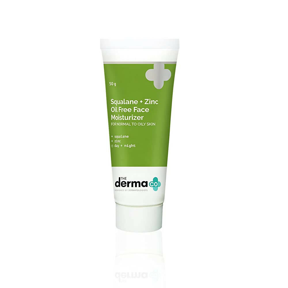 The Derma Co Squalane + Zinc Oil Free Face Moisturizer - 50 gms