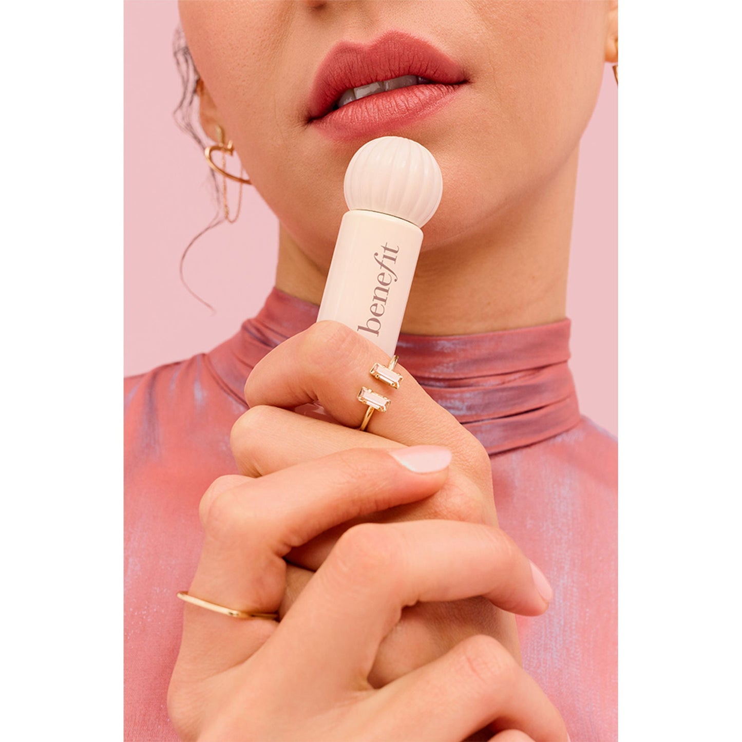 Benefit Cosmetics Plushtint Matte Lip Tint - 02 Cream Puff Almond Pink