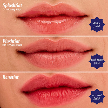 Benefit Cosmetics Plushtint Matte Lip Tint - 02 Cream Puff Almond Pink