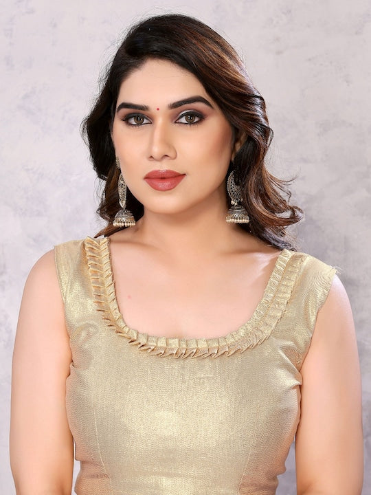Fabmora Ethnic Motifs Printed Poly Georgette Saree