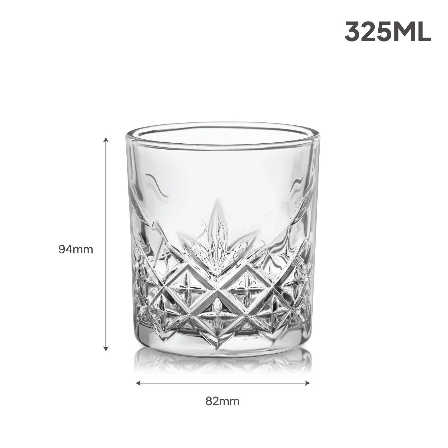 Cello Classix 325ml Rock Tumbler Set of 6