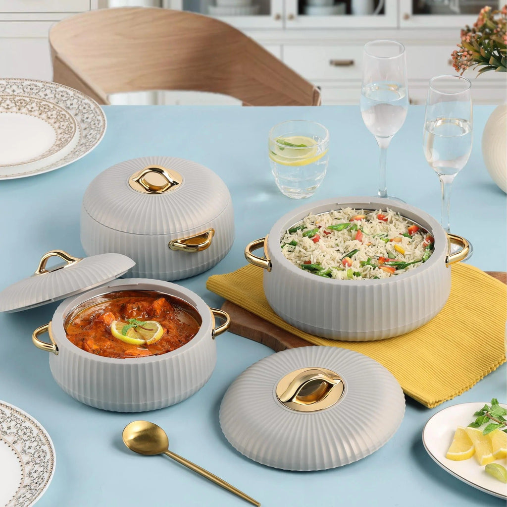 Cello Aurum Insulated Casserole Set of 3