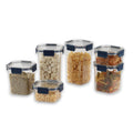 Cello Stack Lock PET Storage Jar Set of 9