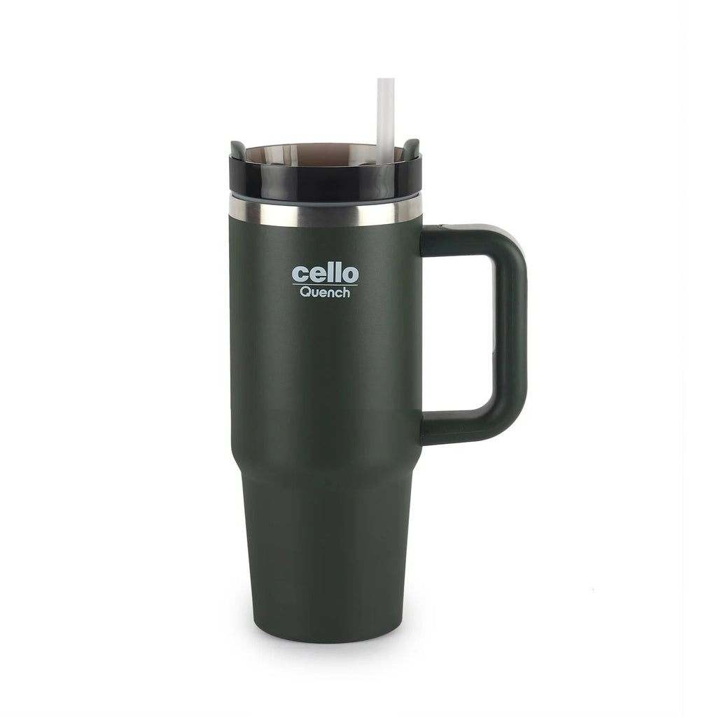 Cello Quench Go On-the-Go Stainless Steel Sports Bottle 600ml