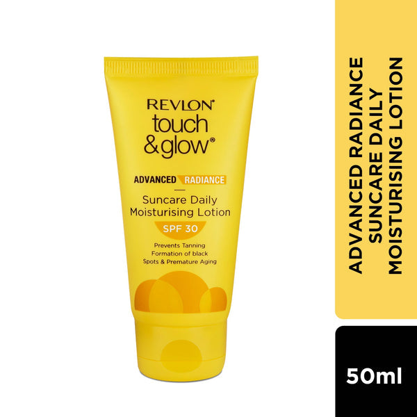 REVLON TOUCH & GLOW ADVANCED RADIANCE SUN CARE DAILY MOISTURIZING LOTION SPF 30 - 50 ml