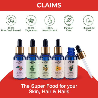 Nykaa Naturals Rosehip 100% Pure Cold Pressed Face Oil – For Gua Sha, Anti-Aging & Tan Pigmentation