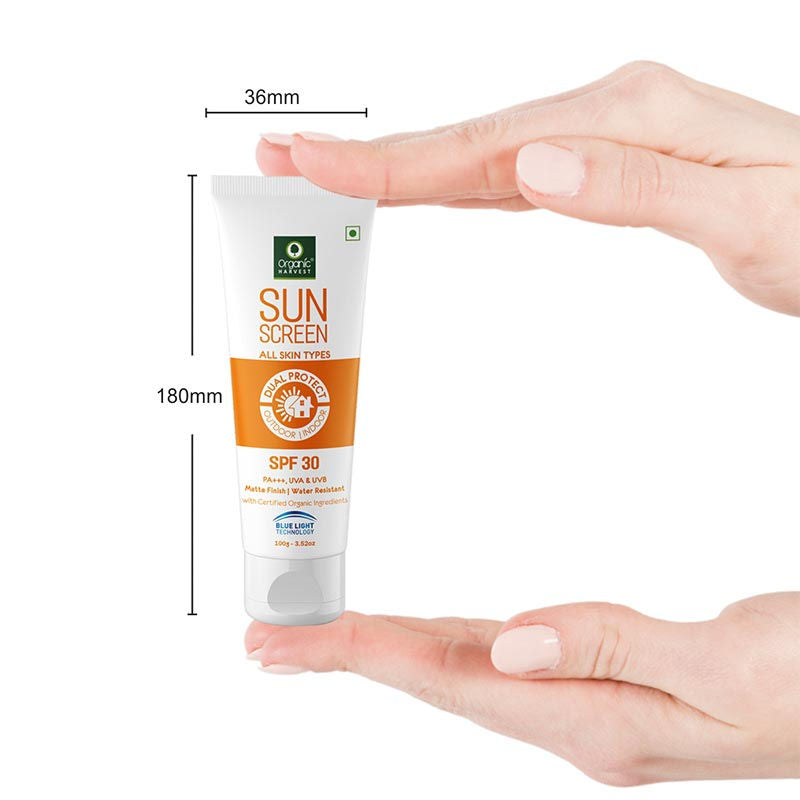 Organic Harvest Sunscreen  For All Skin SPF 30 - 100 gms