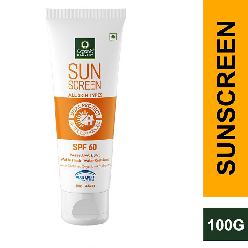 Organic Harvest Sunscreen  For All Skin SPF 60 - 100 gms