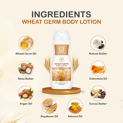 Nuerma Science Wheat Germ Body Lotion to Moisturize & Nourishes Skin