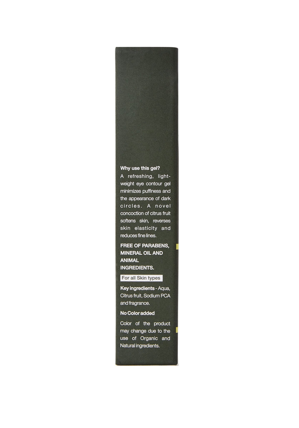 Organic Harvest Under Eye Gel - 15 gms