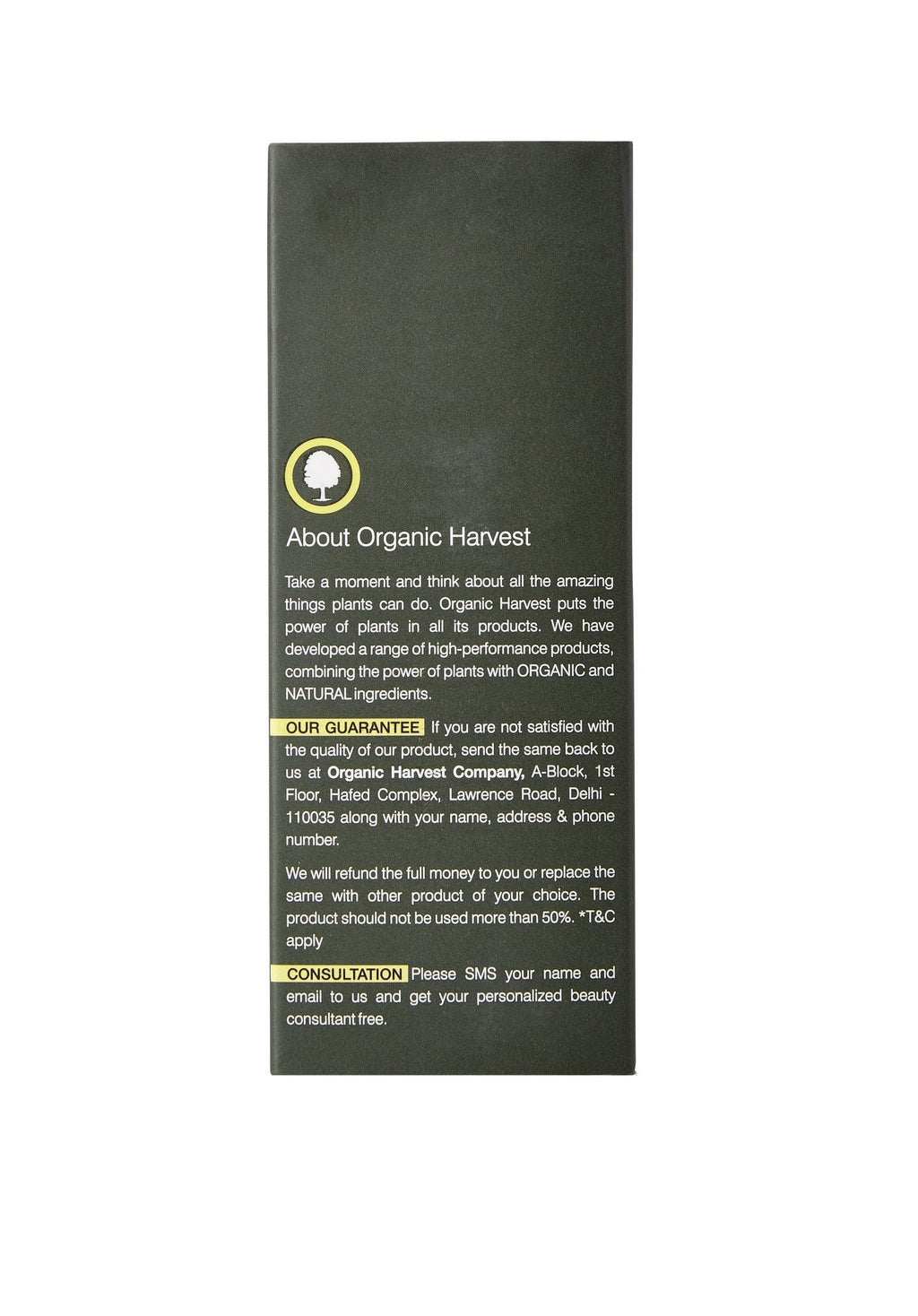 Organic Harvest Under Eye Gel - 15 gms