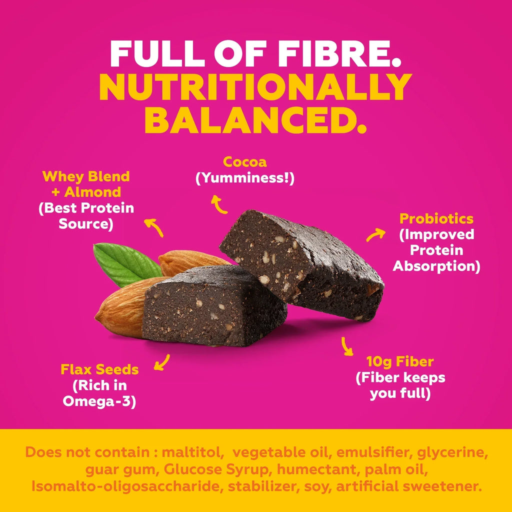 Yogabar Double Chocolate 20g Protein Bar - 420 gms