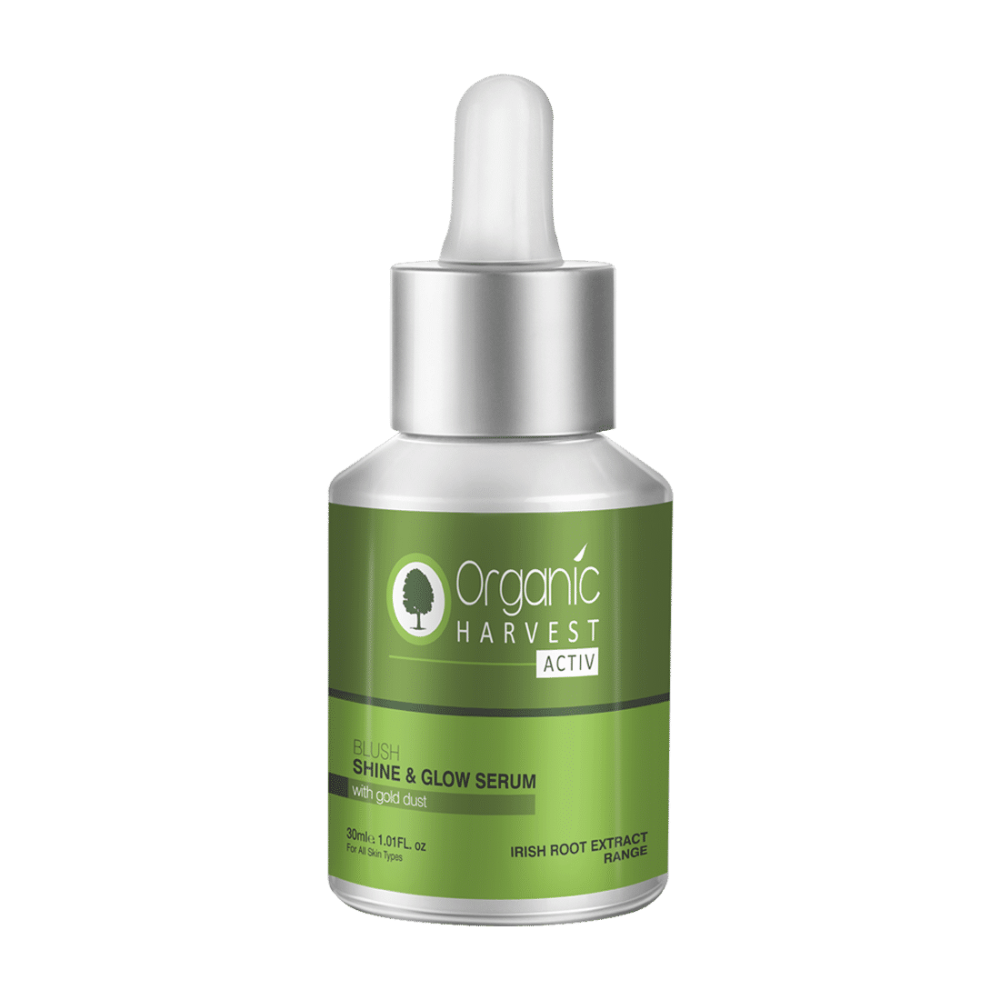 Organic Harvest Activ Blush Shine & Glow Serum With Gold Dust - 30 ml