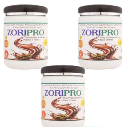 Zorilla Life Science Zoripro Protein Powder - Chocolate I Multivitamin I Multimineral I Anti-Oxidant for all ages I with Power of Herbs