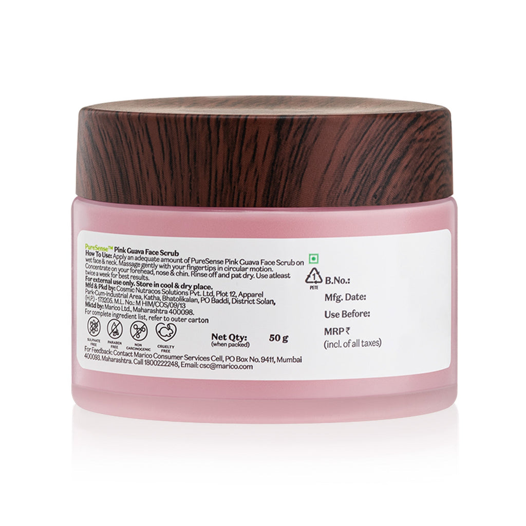 Puresense Pink Guava Face Scrub - 50 gms