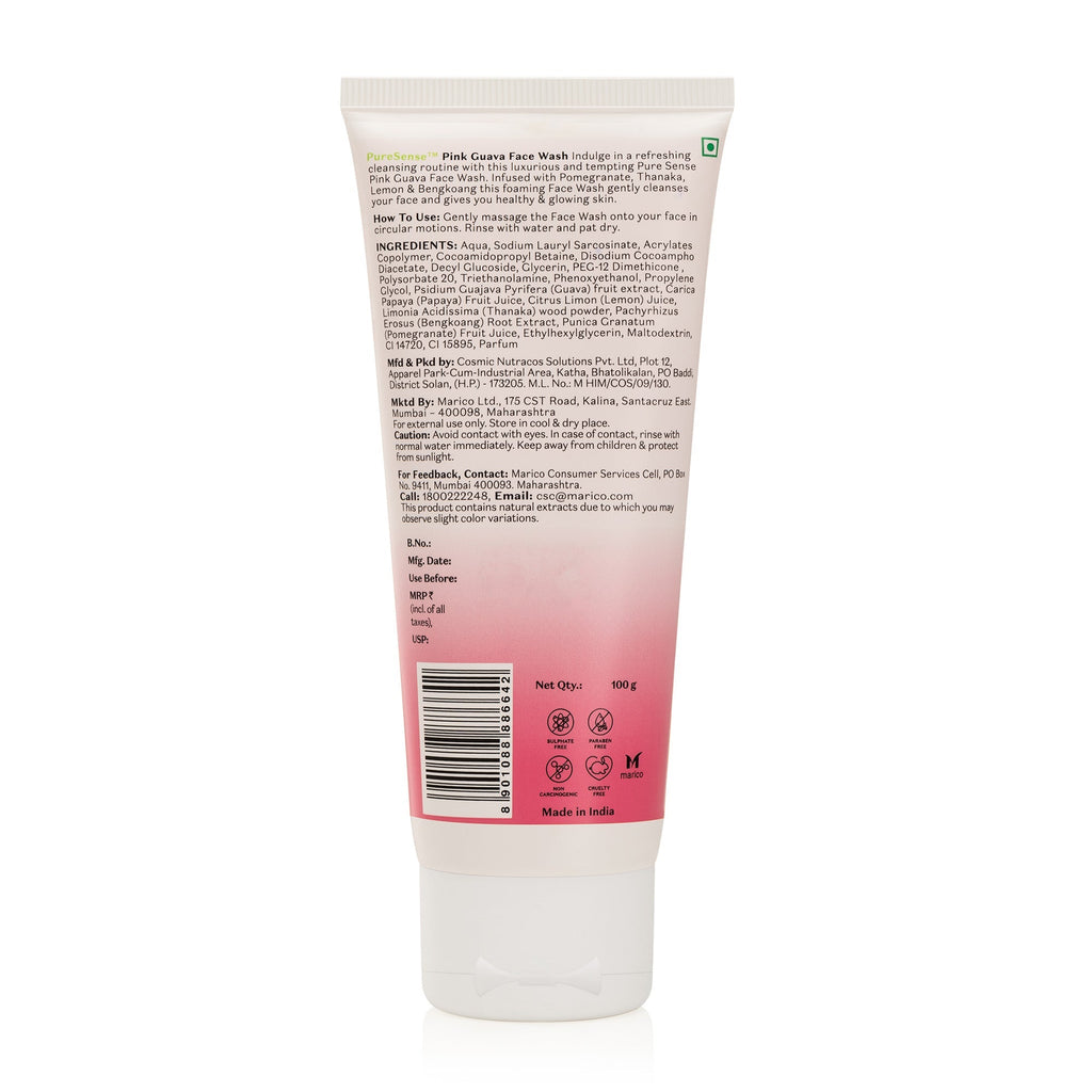 Puresense Pink Guava Face Wash - 100 ml