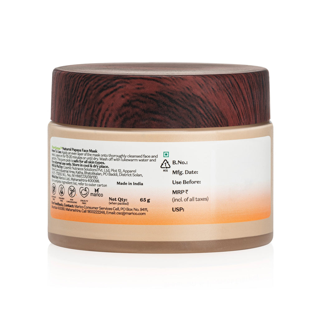 Puresense Natural Papaya Face Mask - 65 gms