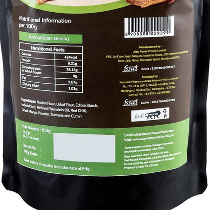 Supreem Super Foods Normalife Ragi & Millet Chips