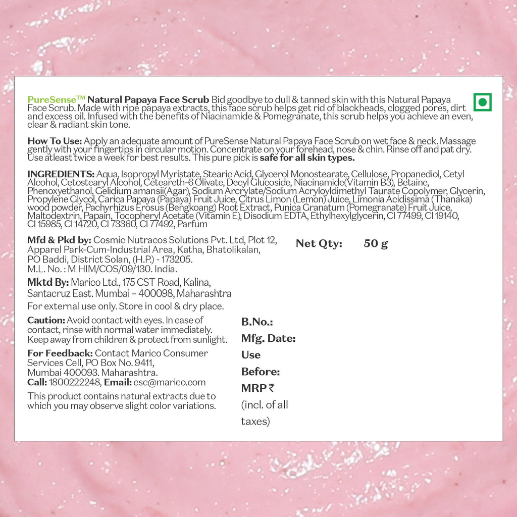 Puresense Pink Guava Face Scrub - 50 gms