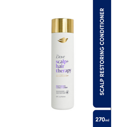 Dove Scalp + Hair Therapy Reinforcing Serum + Sulphate Free Shampoo & Conditioner Combo