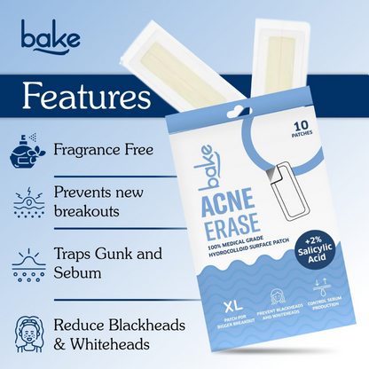 Bake Acne Erase XL Pimple Patches & Nose Patches