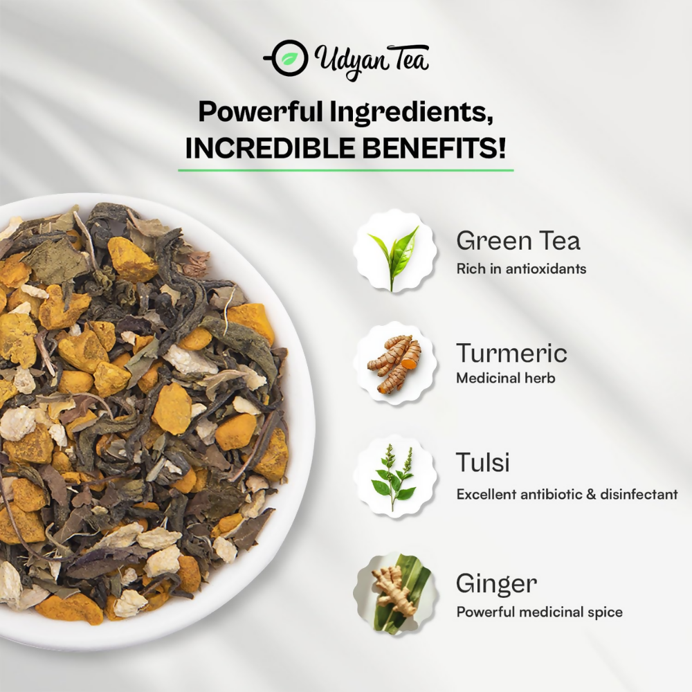 Udyan Tea Turmeric Spice Green Tea