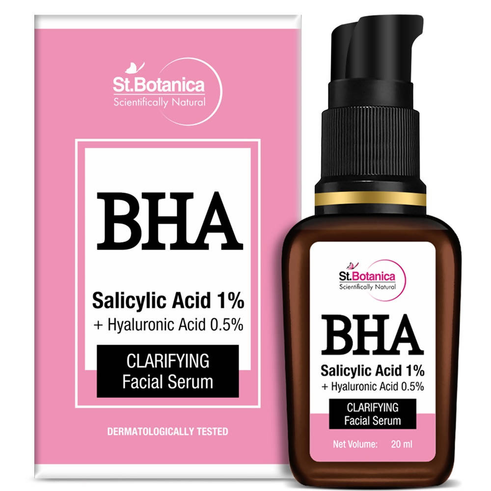 St.Botanica BHA Salicylic Acid 1% + Hyaluronic Acid 0.5% Clarifying Facial Serum - 20 ml