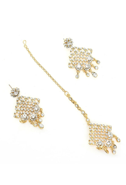 Mominos Fashion Johar Kamal Traditional Rajwadi Design Heavy Golden Colour Necklace Set