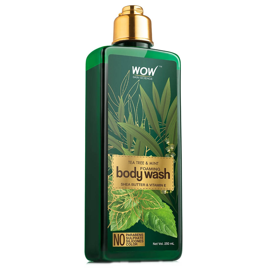 Wow Skin Science Tea Tree & Mint Foaming Body Wash - 250 ml