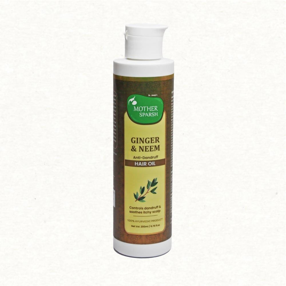 Mother Sparsh Ginger & Neem Anti-Dandruff Hair Oil - 200 ml