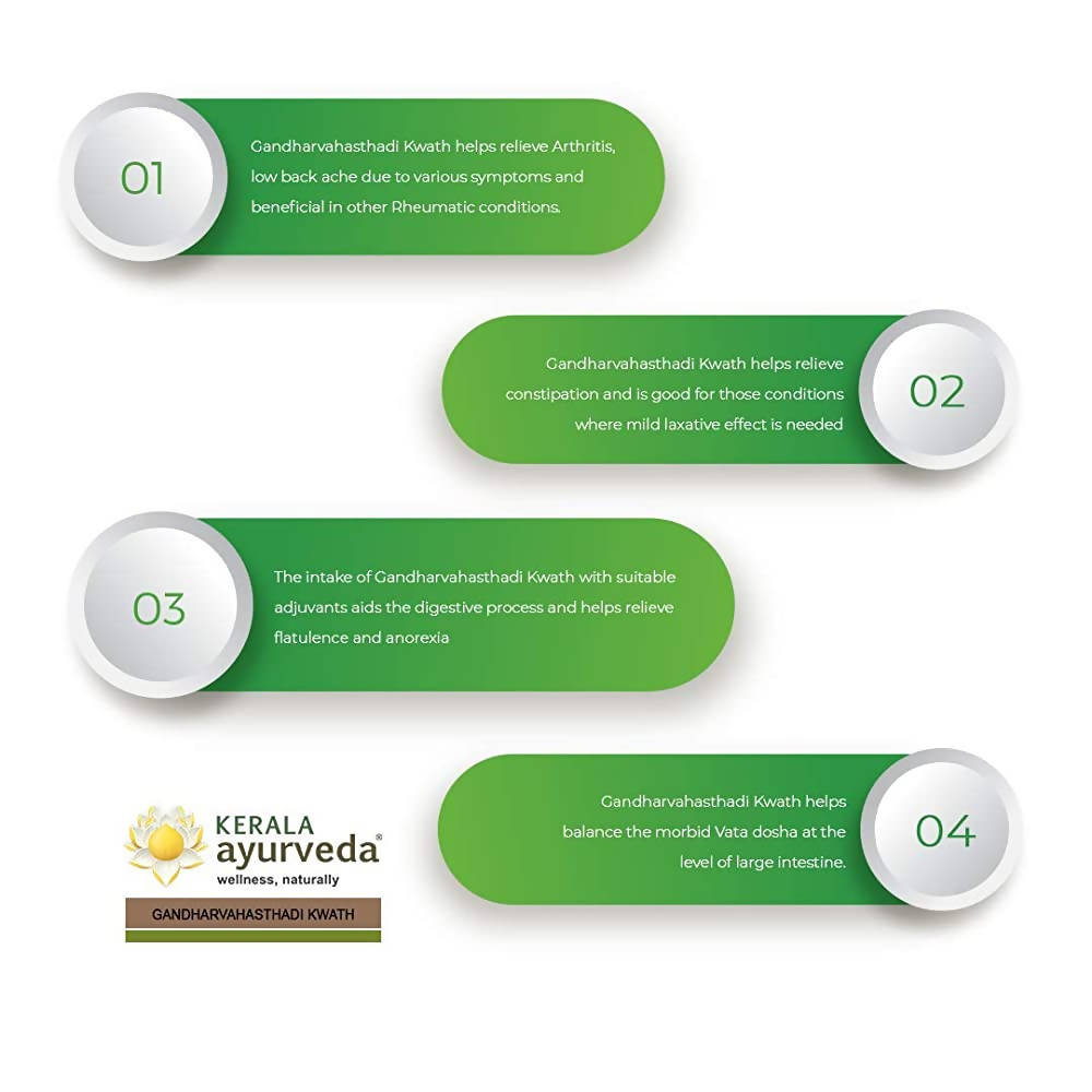 Kerala Ayurveda Gandharvahasthadi Kwath - 200 ml