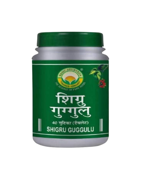basic ayurveda shigru guggulu tablet - 40 tablets