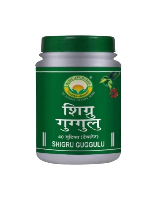 basic ayurveda shigru guggulu tablet - 40 tablets
