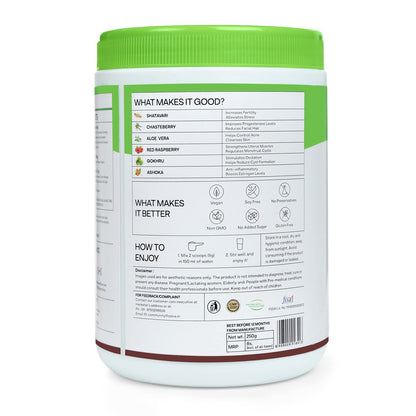 OZiva Plant Based Herbalance For Pcos - 250 gm - Pack of 1