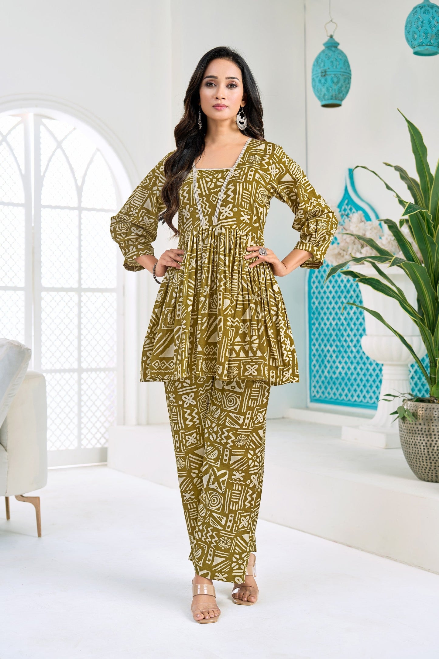 Anaita Yellow Stylish Readymade Co-Ords Set