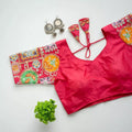 Silk Wedding Special Indian Bollywood Blouse & Choli