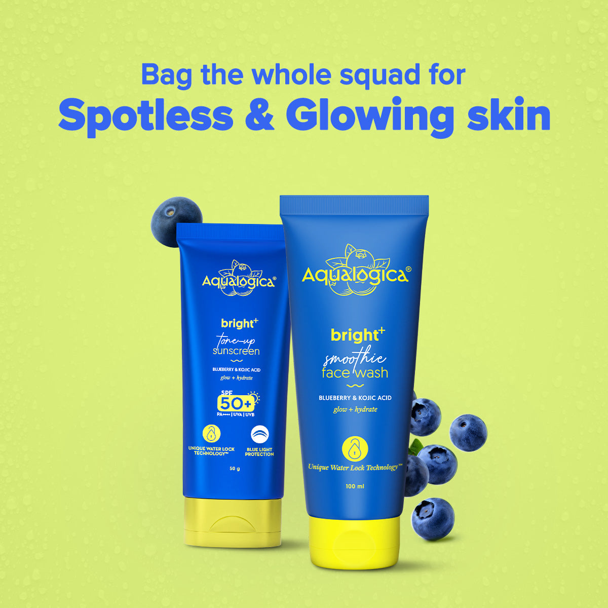 Aqualogica Bright+ Tone Up Sunscreen - 50 gms