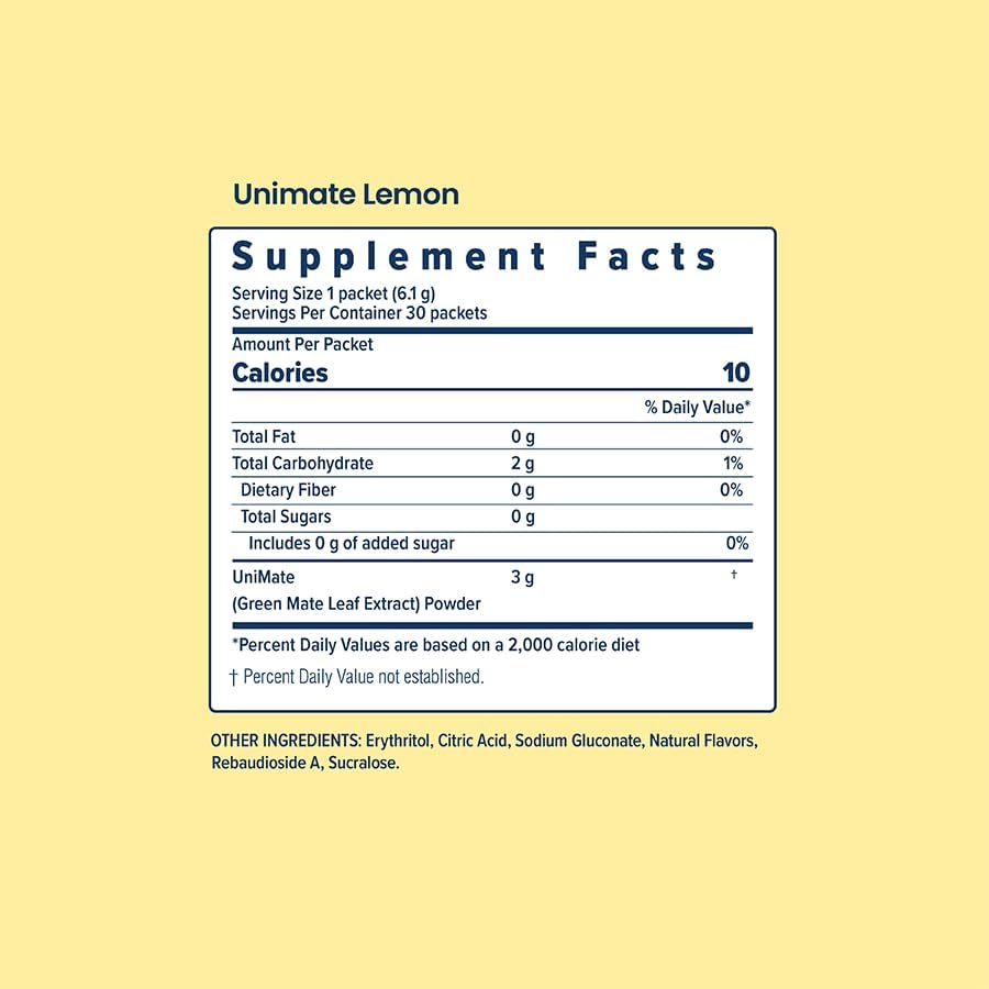 Unicity Feel Great Balance System – 60 Pack Lemon Flavored Drink Mix