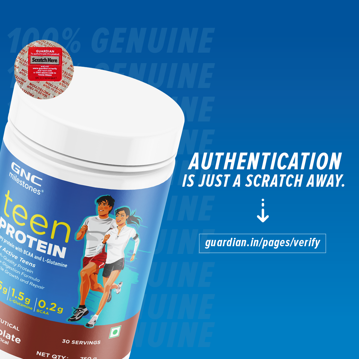 GNC Milestones Teen Protein - 750 gms