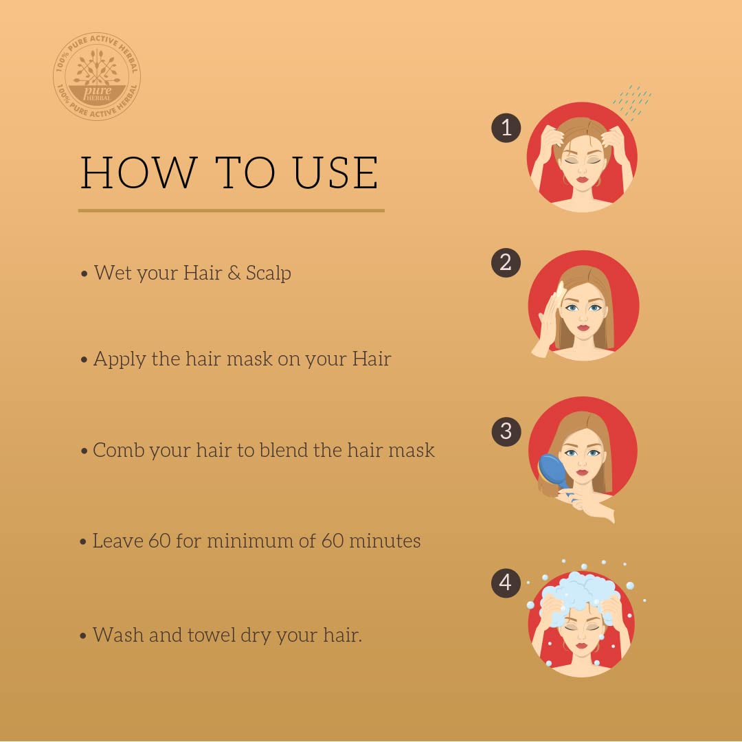 Khadi Natural Onion & Fenugreek Hair Mask - Paraben, Silicones, Sulphate & Color Free