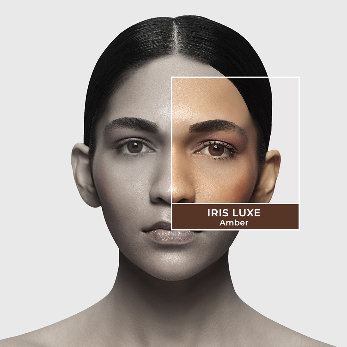 PAC Studio IRIS LUXE Daily Lenses Amber - Comfortable Natural Looking Lenses, Soft Non-Irritating