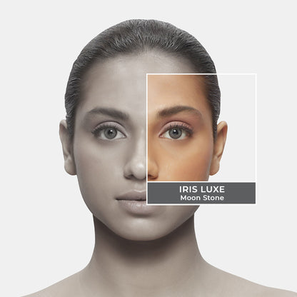 PAC Studio IRIS LUXE Daily Lenses Moonstone - Comfortable Natural Looking Lenses, Soft Non-Irritating