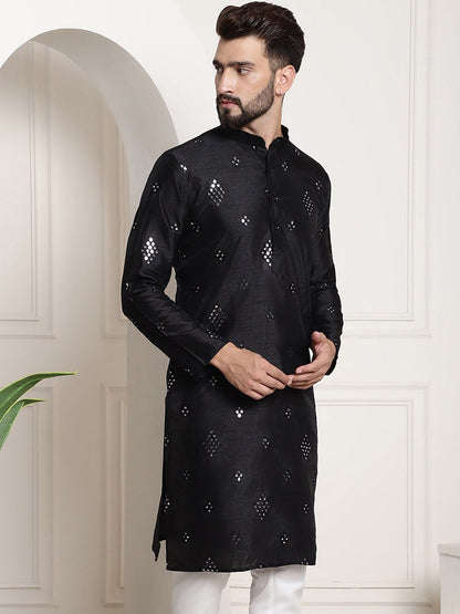 Sojanya Ethnic Motifs Embroidered Thread Work Kurta