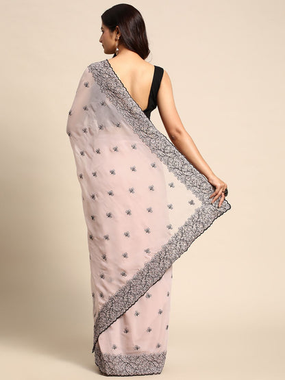 kasee Floral Pure Chiffon Saree