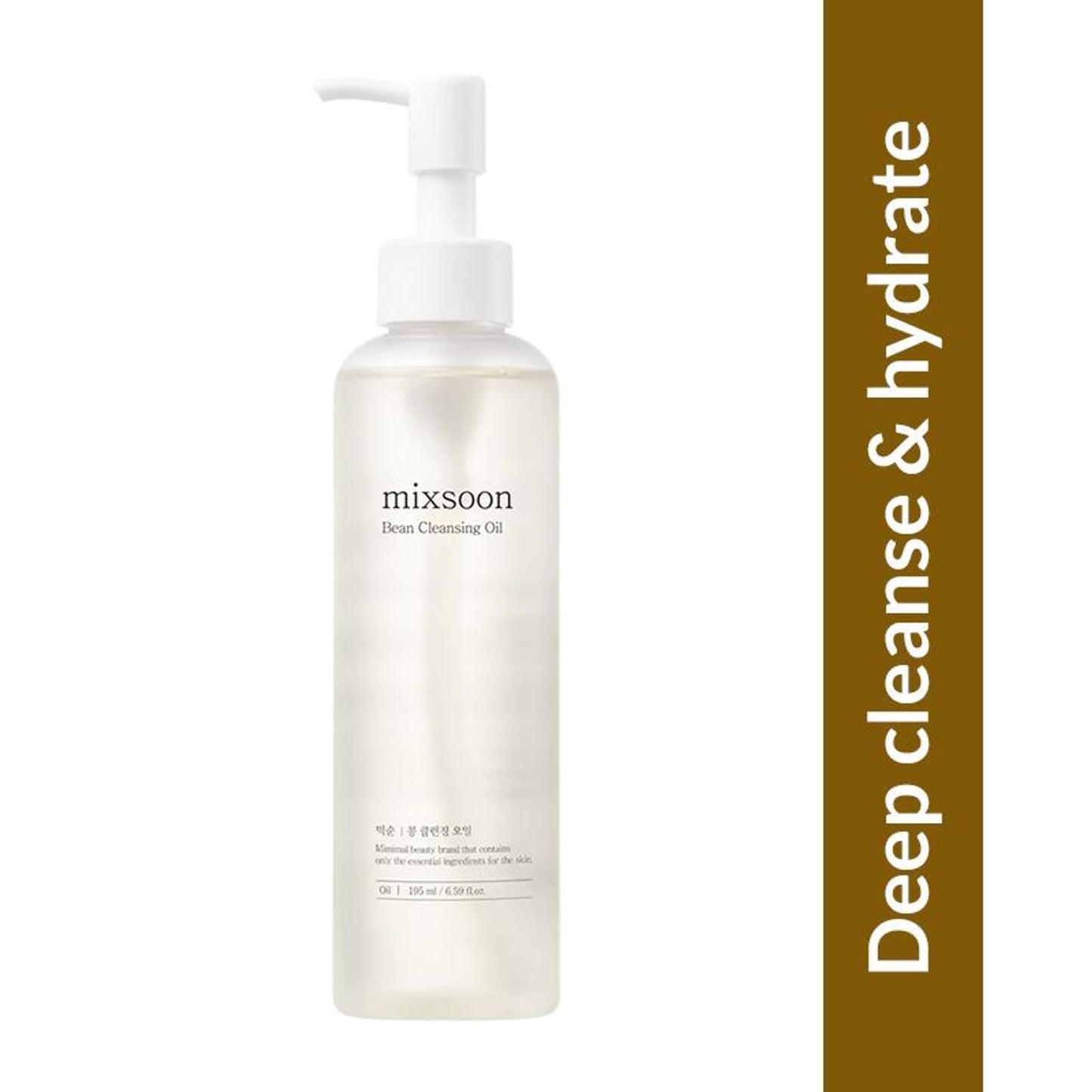 Mixsoon Korean Bean Cleansing Oil, Removes Makeup, Nourishes & Hydrates Skin